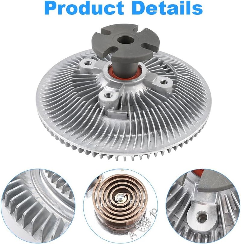 VANJING Engine Cooling Fan Clutch Compatible with Jeep Cherokee 1994-2000, Wrangler 1991-1995/1997-1999 2.5L 4.0L Replacement for 4637575AB 52007226 52028428 52079684AB 68064285AA - Image 5